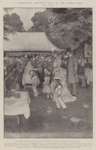 Een kroningsfeest gehouden op wens van de koning
